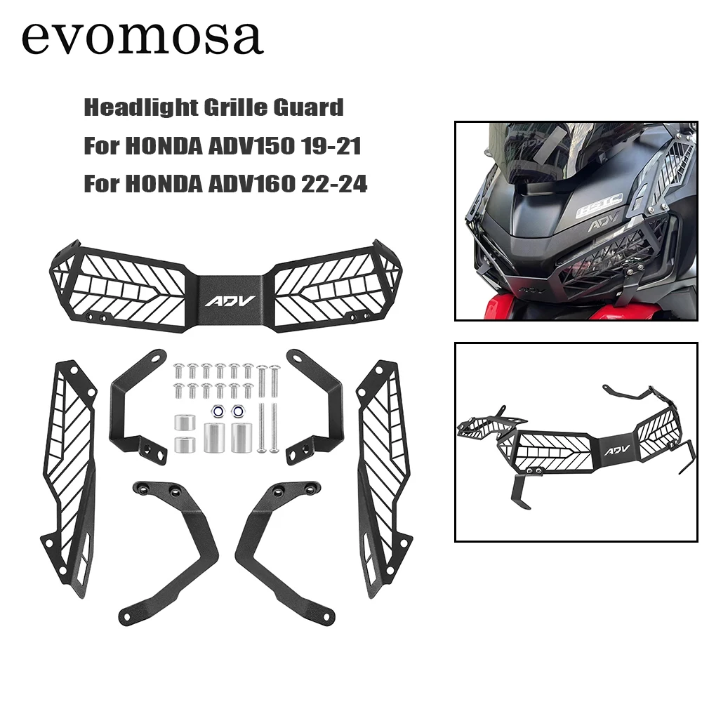 Evomosa For HONDA ADV150 ADV 150 2019 2020 2021 Motorcycle Headlamp Grille Shield Guard Headlight Protector Cover Accessories
Evomosa For HONDA ADV150 ADV 150 2019 2020 2021 Motorcycle Headlamp Grille Shield Guard Headlight Protector Cover Accessories