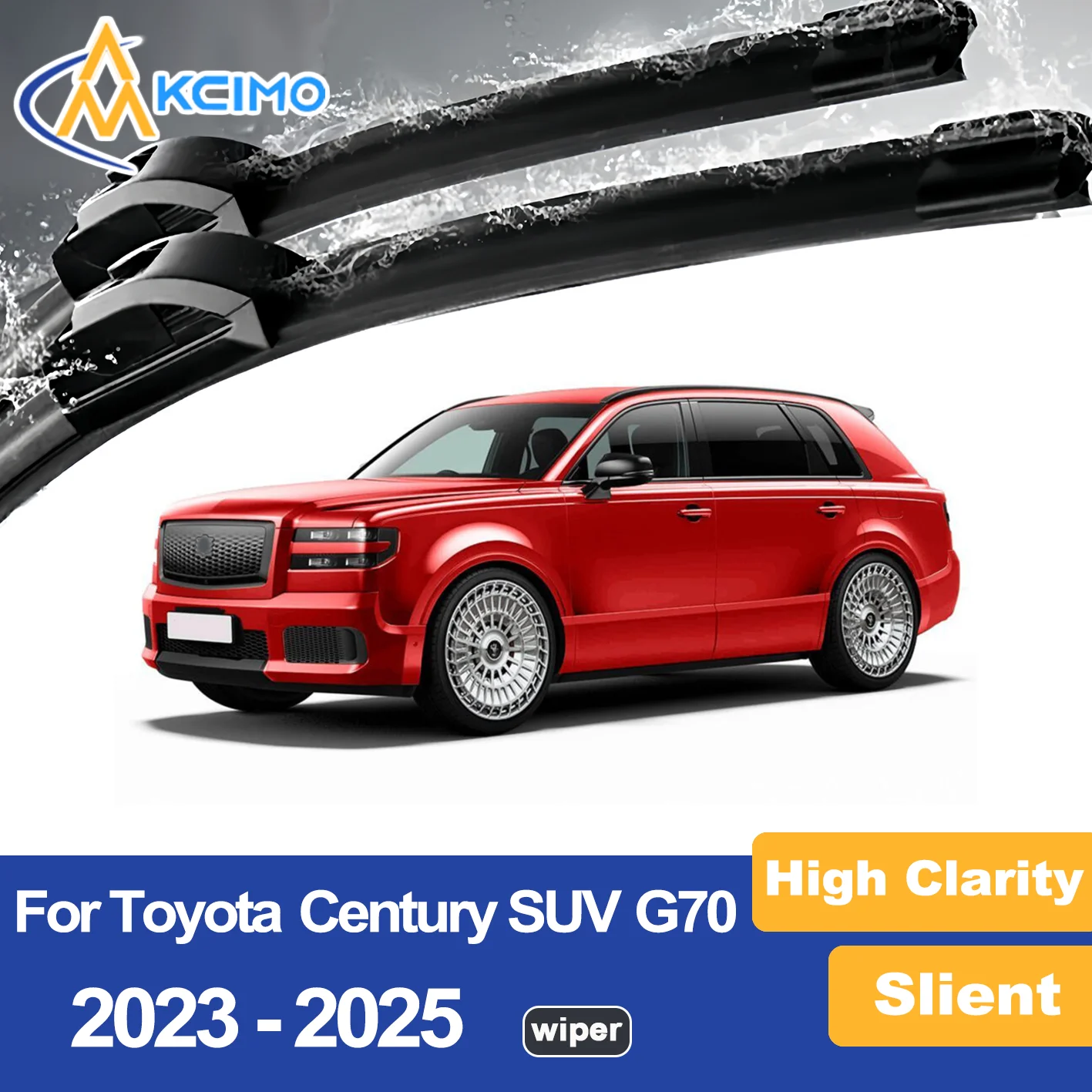 Premium Wiper Blades for 2023-2025 Toyota Century SUV G70 Streak Free Durable Ideal for Clear Visibility
Premium Wiper Blades for 2023-2025 Toyota Century SUV G70 Streak Free Durable Ideal for Clear Visibility