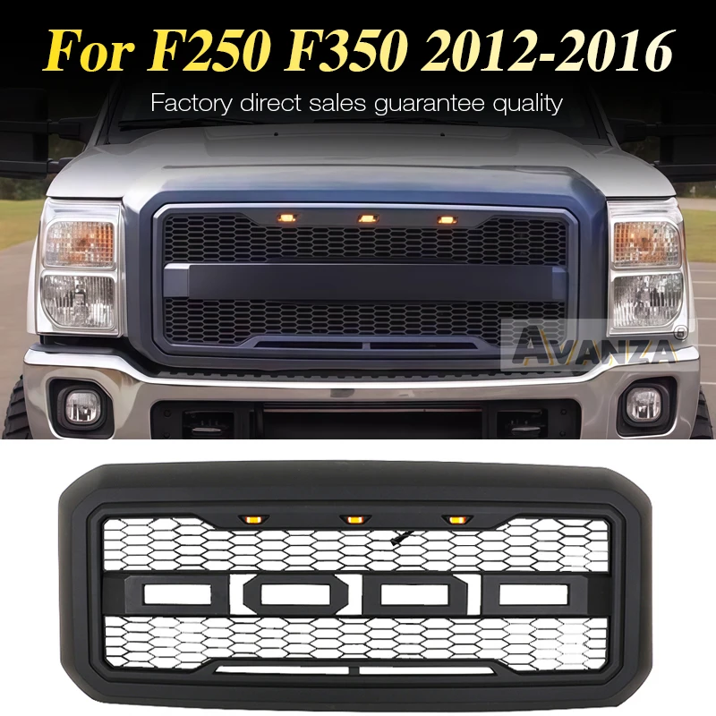 Front Grille With Light Racing Grill Fits For Ford F250 F350 2012 2013 2014 2015 2016
Front Grille With Light Racing Grill Fits For Ford F250 F350 2012 2013 2014 2015 2016