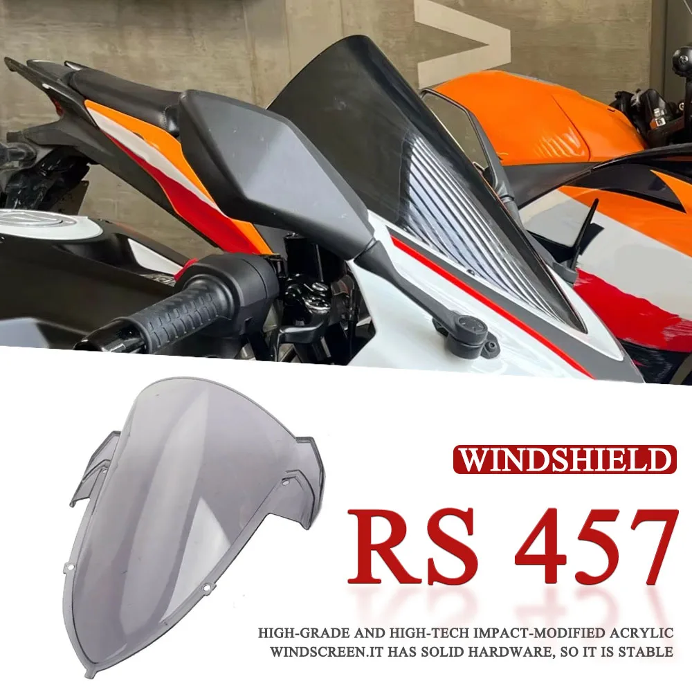 Fit For Aprilia RS457 rs457 RS 457 Accessories High Quality Increase High Windshield Windscreens Wind Deflectors Front 2024-2026
Fit For Aprilia RS457 rs457 RS 457 Accessories High Quality Increase High Windshield Windscreens Wind Deflectors Front 2024-2026