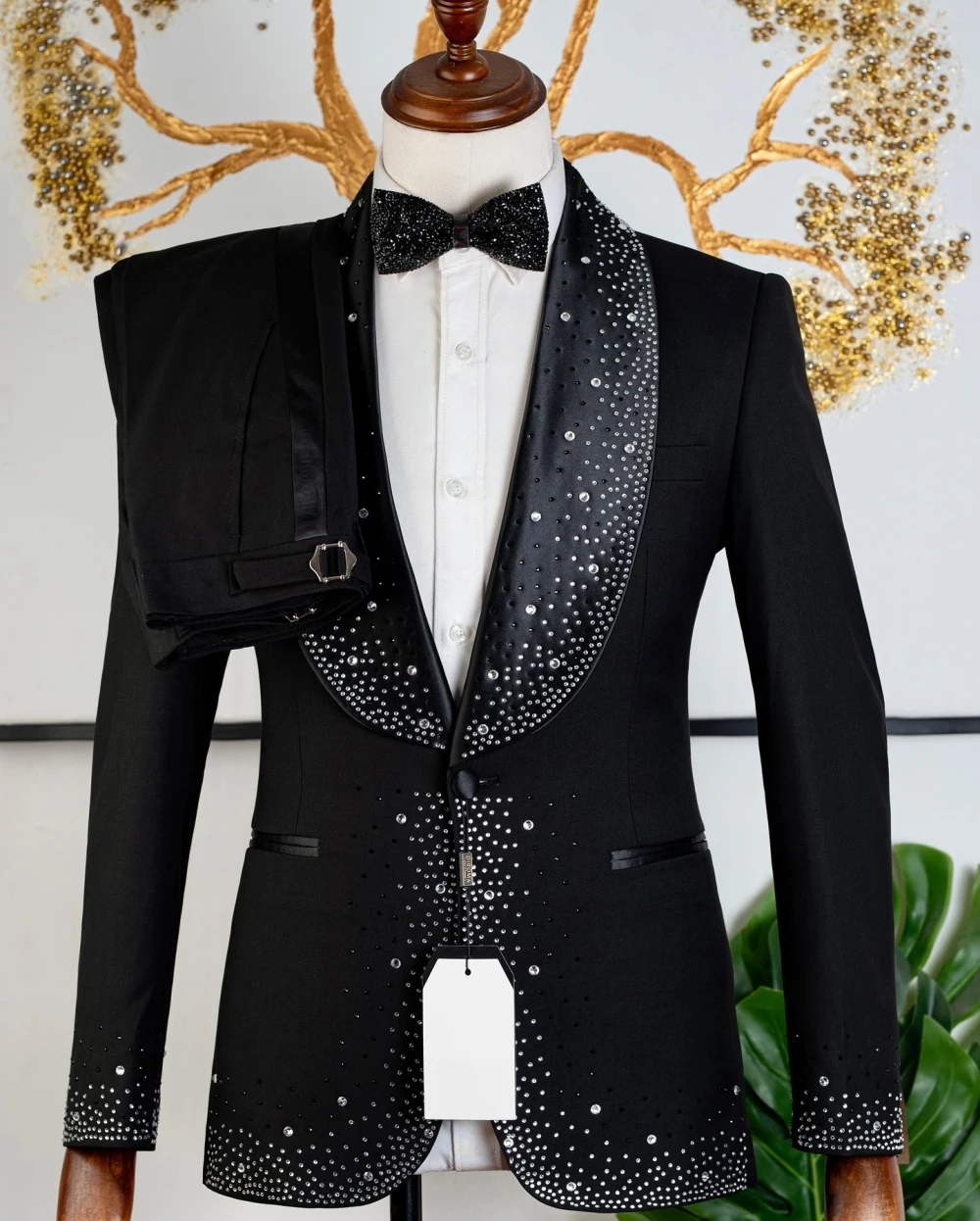 Olibexley 2026 Rhinestone Crystal Men Suits Wedding Tuxedos Slim Ropa Hombre Two Pieces Sets Groom Male Blazers Customized S001
Olibexley 2026 Rhinestone Crystal Men Suits Wedding Tuxedos Slim Ropa Hombre Two Pieces Sets Groom Male Blazers Customized S001