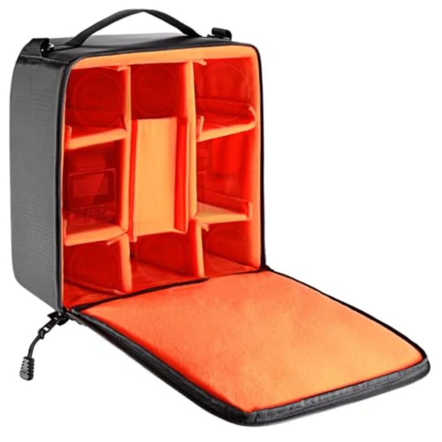 ® Flexible Partition Camera Padded Bag Insert Protection Handbag for SLR DSLR Mirrorless Cameras and LensesFlash Light Radio Tr
® Flexible Partition Camera Padded Bag Insert Protection Handbag for SLR DSLR Mirrorless Cameras and LensesFlash Light Radio Tr
