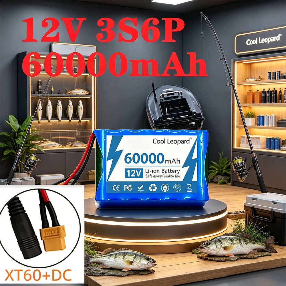 12V 6000mAh Bait Boat Battery – High Capacity Li-ion for Fishing Bait Delivery Boat, Long Runtime for Remote Control Feeder
12V 6000mAh Bait Boat Battery – High Capacity Li-ion for Fishing Bait Delivery Boat, Long Runtime for Remote Control Feeder
