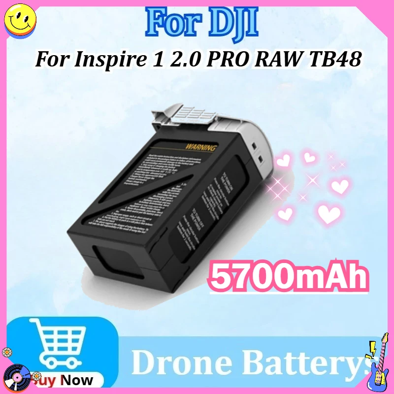 New Drone Batterys for DJI Inspire 1 2.0 PRO RAW TB48 22.8V 5700mAh Intelligent Flight Battery RC Drone Quadcopter Spare Parts
New Drone Batterys for DJI Inspire 1 2.0 PRO RAW TB48 22.8V 5700mAh Intelligent Flight Battery RC Drone Quadcopter Spare Parts