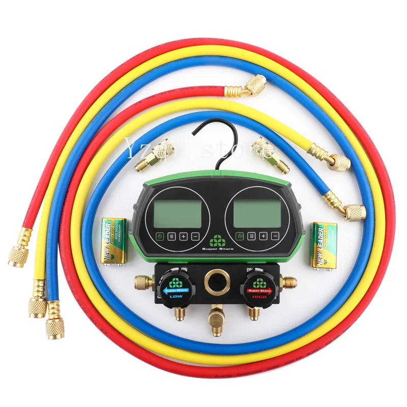 Electronic Fluoride Meter Visual Digital Display Double Meter Liquid Air Conditioning plus Snow Refrigerant Pressure Evacuation
Electronic Fluoride Meter Visual Digital Display Double Meter Liquid Air Conditioning plus Snow Refrigerant Pressure Evacuation