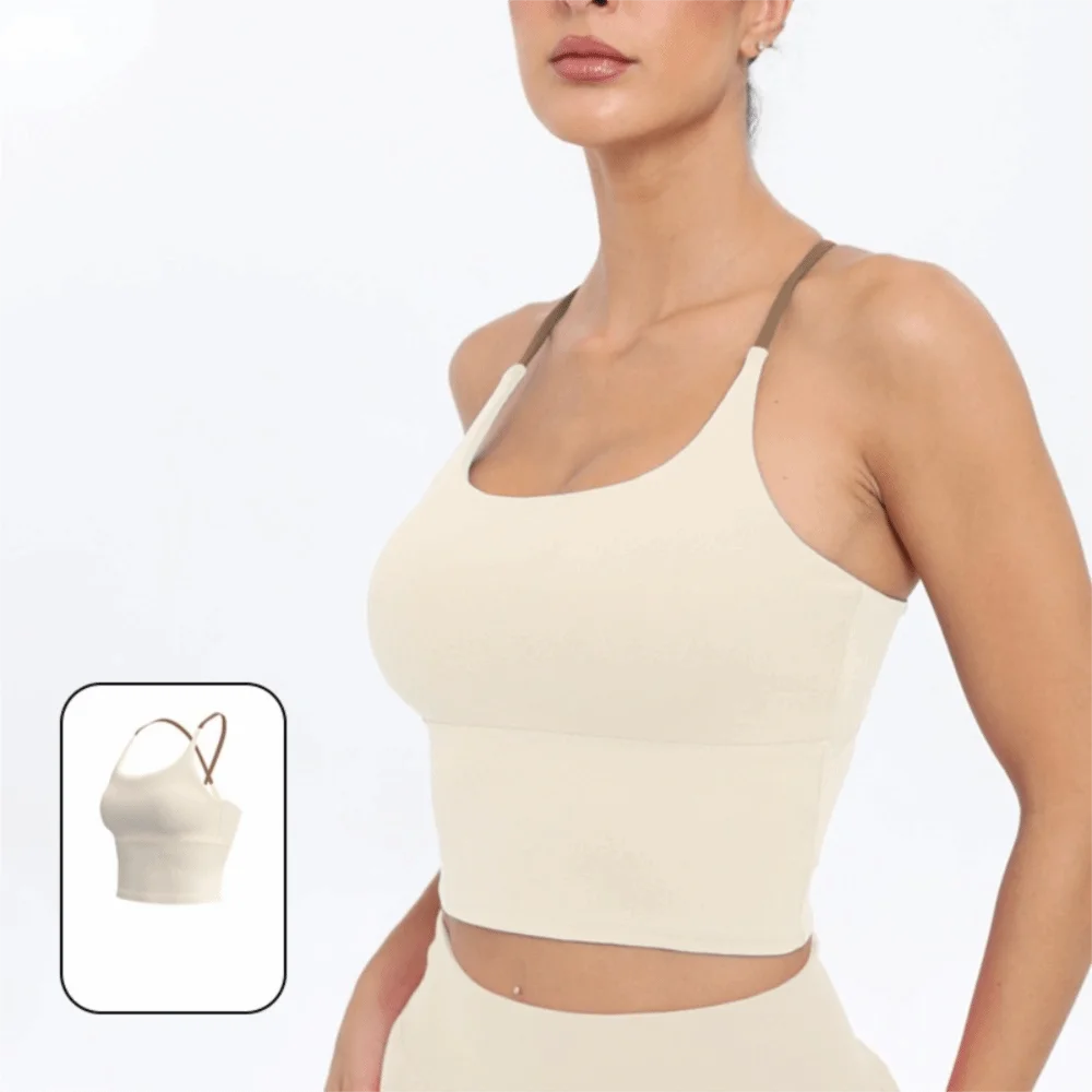 New Solid Color Sports Tank Top Cross Back Design Y Shape Yoga Sports Bras High-elastic Women Vest Fitness
New Solid Color Sports Tank Top Cross Back Design Y Shape Yoga Sports Bras High-elastic Women Vest Fitness