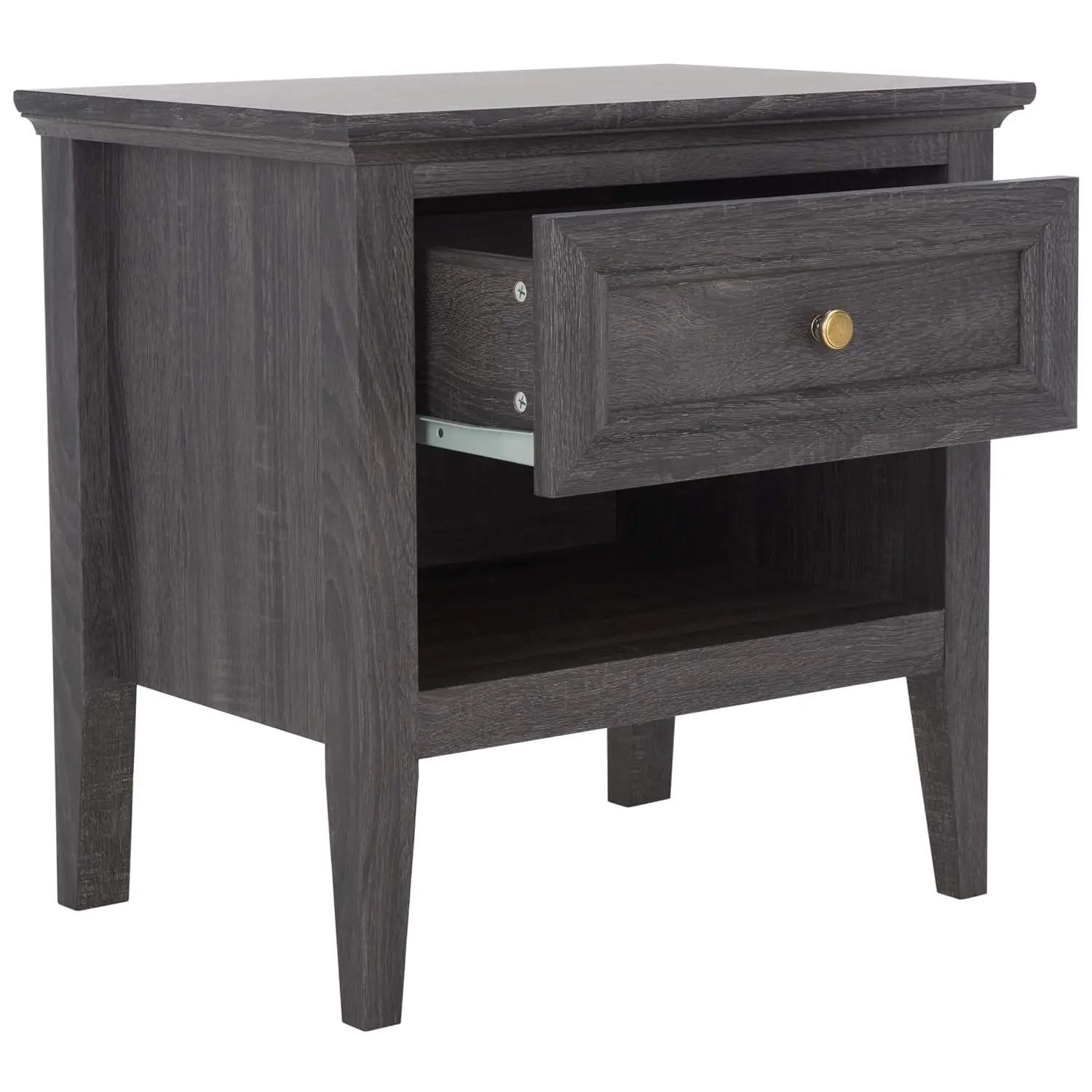 Home Collection Distressed Black/Gold 2-Drawer Nightstand, Customized
Home Collection Distressed Black/Gold 2-Drawer Nightstand, Customized