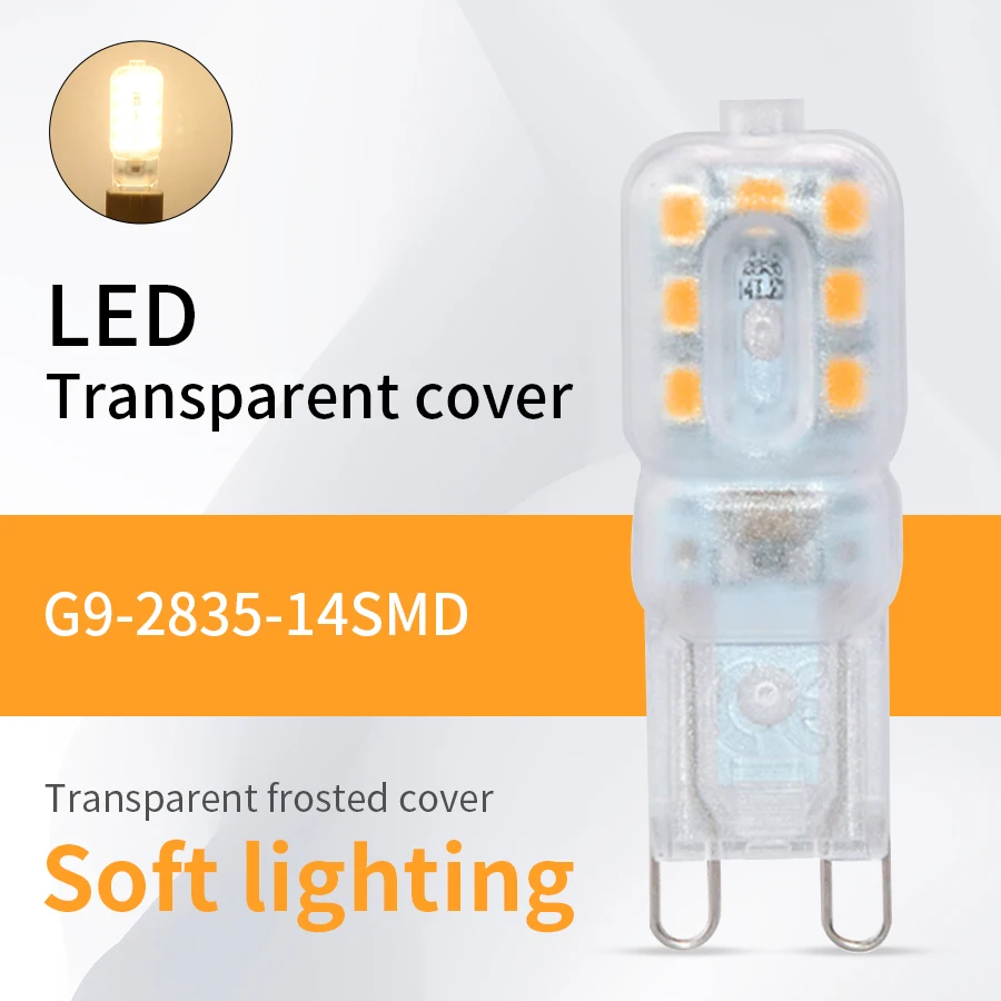 1/5pcs 220V 3W G9 LED Light Bulbs 2835 LED G9 Lamp Warm White Spotlight Replace 20W Halogen Lamp Chandelier Lampara LED Lamp
1/5pcs 220V 3W G9 LED Light Bulbs 2835 LED G9 Lamp Warm White Spotlight Replace 20W Halogen Lamp Chandelier Lampara LED Lamp