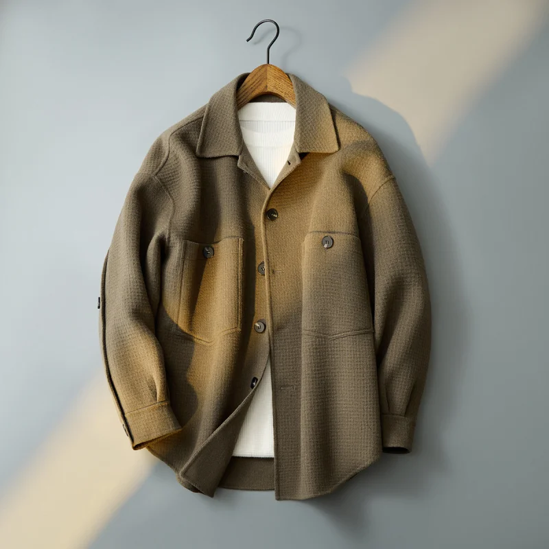 Autumn Winter Men's Double-breasted Woolen Jaet Casual Workwear Large Fit Youthful Sle Faionable Trendy Coat
Autumn Winter Men's Double-breasted Woolen Jaet Casual Workwear Large Fit Youthful Sle Faionable Trendy Coat