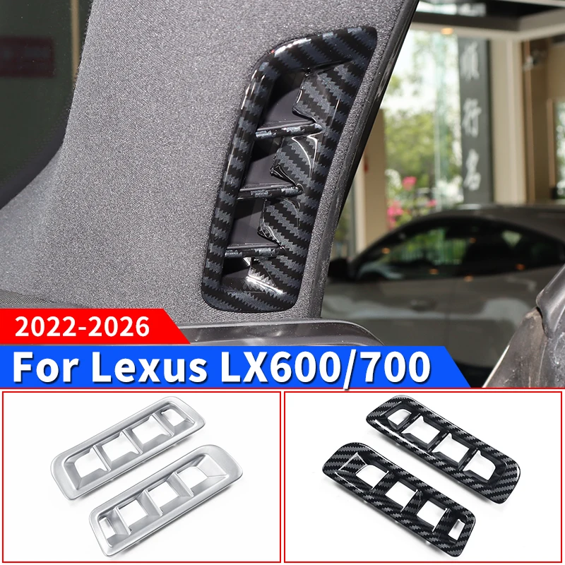 For Toyota Lexus LX600 LX700 600 700 2022-2026 Car A Pillar Vent Decoration Cover Easy Install Interior Protection Accessories
For Toyota Lexus LX600 LX700 600 700 2022-2026 Car A Pillar Vent Decoration Cover Easy Install Interior Protection Accessories