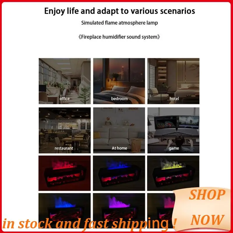 Humidifier Simulation Flame Aromatherapy Humidifier, Home Aromatherapy Diffuser With Night Light Essential Oil Diffuser HOT!
Humidifier Simulation Flame Aromatherapy Humidifier, Home Aromatherapy Diffuser With Night Light Essential Oil Diffuser HOT!
