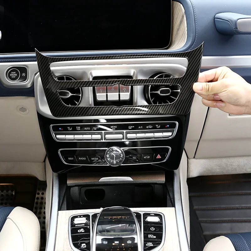 ABS Carbon Fiber Car Styling Center Control Mode Frame Trim Cover For Mercedes Benz G Wagon G Class W463 2019-22 Car Accessories
ABS Carbon Fiber Car Styling Center Control Mode Frame Trim Cover For Mercedes Benz G Wagon G Class W463 2019-22 Car Accessories