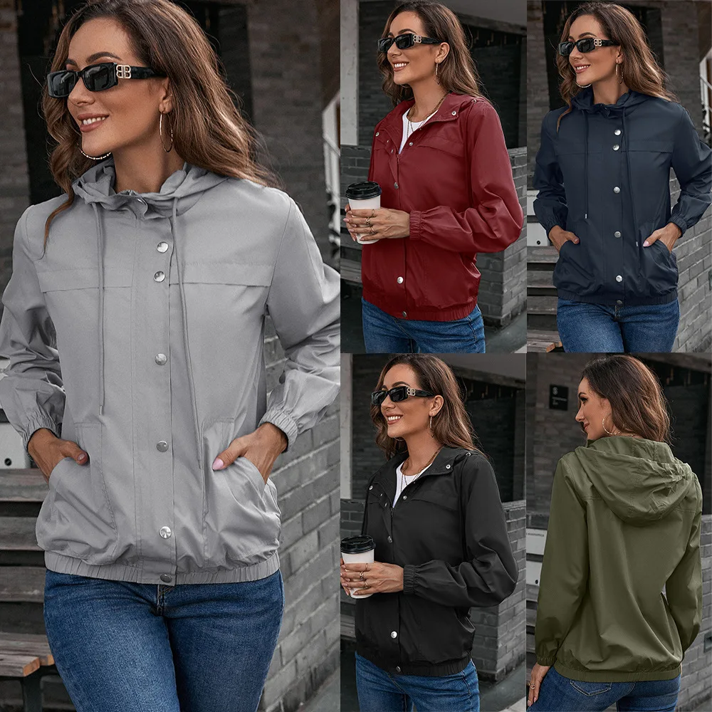 Hooded Raincoat Outdoor Sports Hiking Suit Windbreaker Jacket Waterproof Jacket Top Women
Hooded Raincoat Outdoor Sports Hiking Suit Windbreaker Jacket Waterproof Jacket Top Women