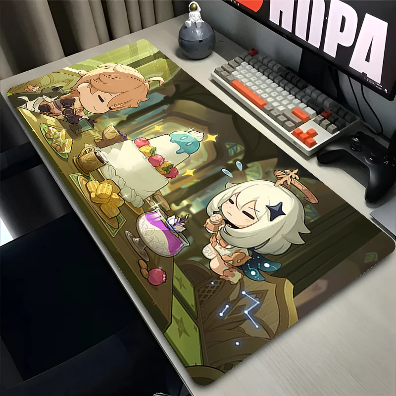 Mouse Pad PC Non Slip Rubber Mousepad Laptop Gamer G-genshin Impact Cabinet Keyboard Pad Office Computer Gaming Desk Mouse Mat
Mouse Pad PC Non Slip Rubber Mousepad Laptop Gamer G-genshin Impact Cabinet Keyboard Pad Office Computer Gaming Desk Mouse Mat