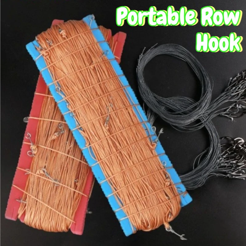 Durable Portable Row Hook Longline Fishing Group High Carbon Steel Lightweight String Hook Outdoors String Hooks Tackle Supplies
Durable Portable Row Hook Longline Fishing Group High Carbon Steel Lightweight String Hook Outdoors String Hooks Tackle Supplies