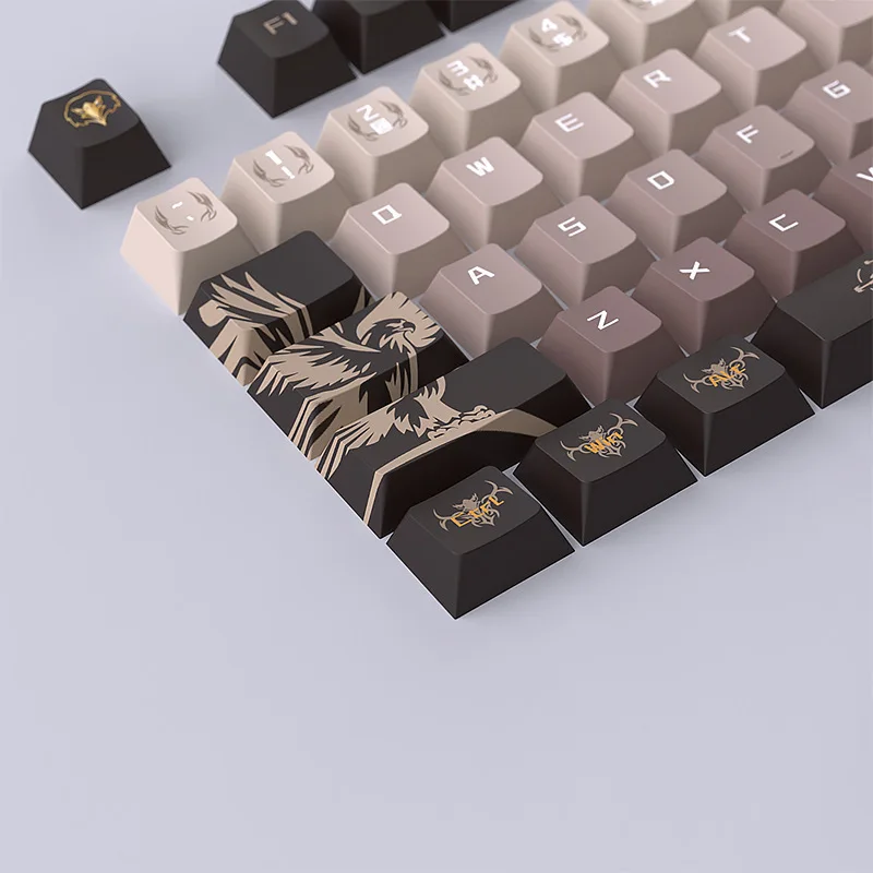 Height 109 keys Full five-sided sublimation PBT keycaps Suitable for most keyboards without number area
Height 109 keys Full five-sided sublimation PBT keycaps Suitable for most keyboards without number area