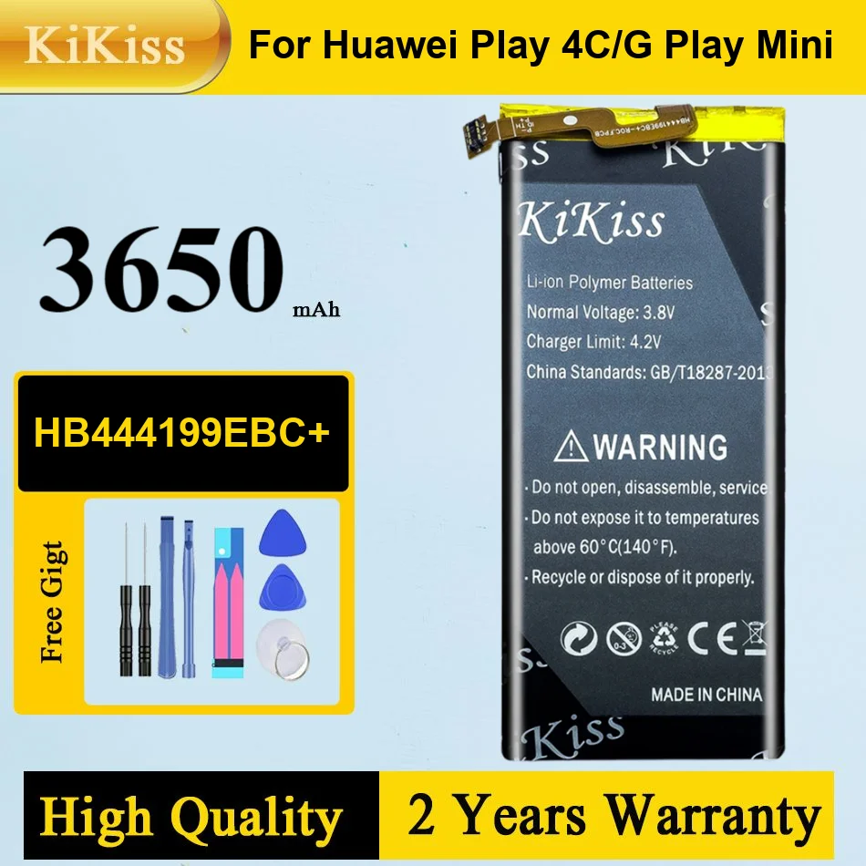 HB444199EBC+ Li-ion Battery For Huawei Play 4C C8818 CHM- CL00 CHM-TL00H CHM-UL00 / G Play Mini
HB444199EBC+ Li-ion Battery For Huawei Play 4C C8818 CHM- CL00 CHM-TL00H CHM-UL00 / G Play Mini