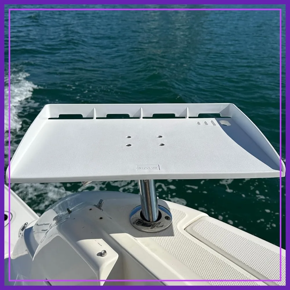 20"x12" Boat Cutting Board with Rod Holder, Knife Slot & Plier Storage, 1-Year Warranty
20"x12" Boat Cutting Board with Rod Holder, Knife Slot & Plier Storage, 1-Year Warranty