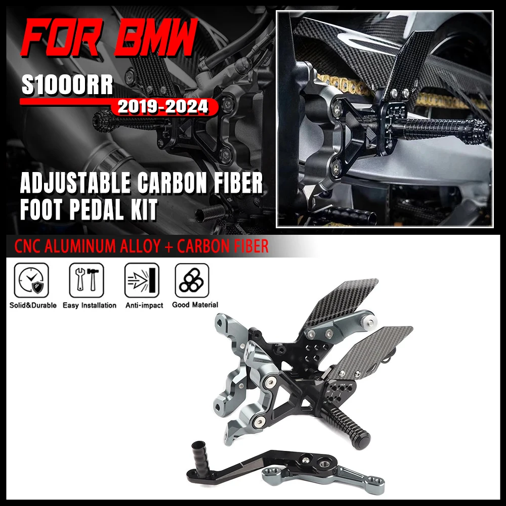 S1000RR Motorcycle Adjustable Rear Set Foot Pegs Pedal Footrest Rearset For BMW S1000 RR M1000RR 2019 2020 2021 2022 2023 2024
S1000RR Motorcycle Adjustable Rear Set Foot Pegs Pedal Footrest Rearset For BMW S1000 RR M1000RR 2019 2020 2021 2022 2023 2024
