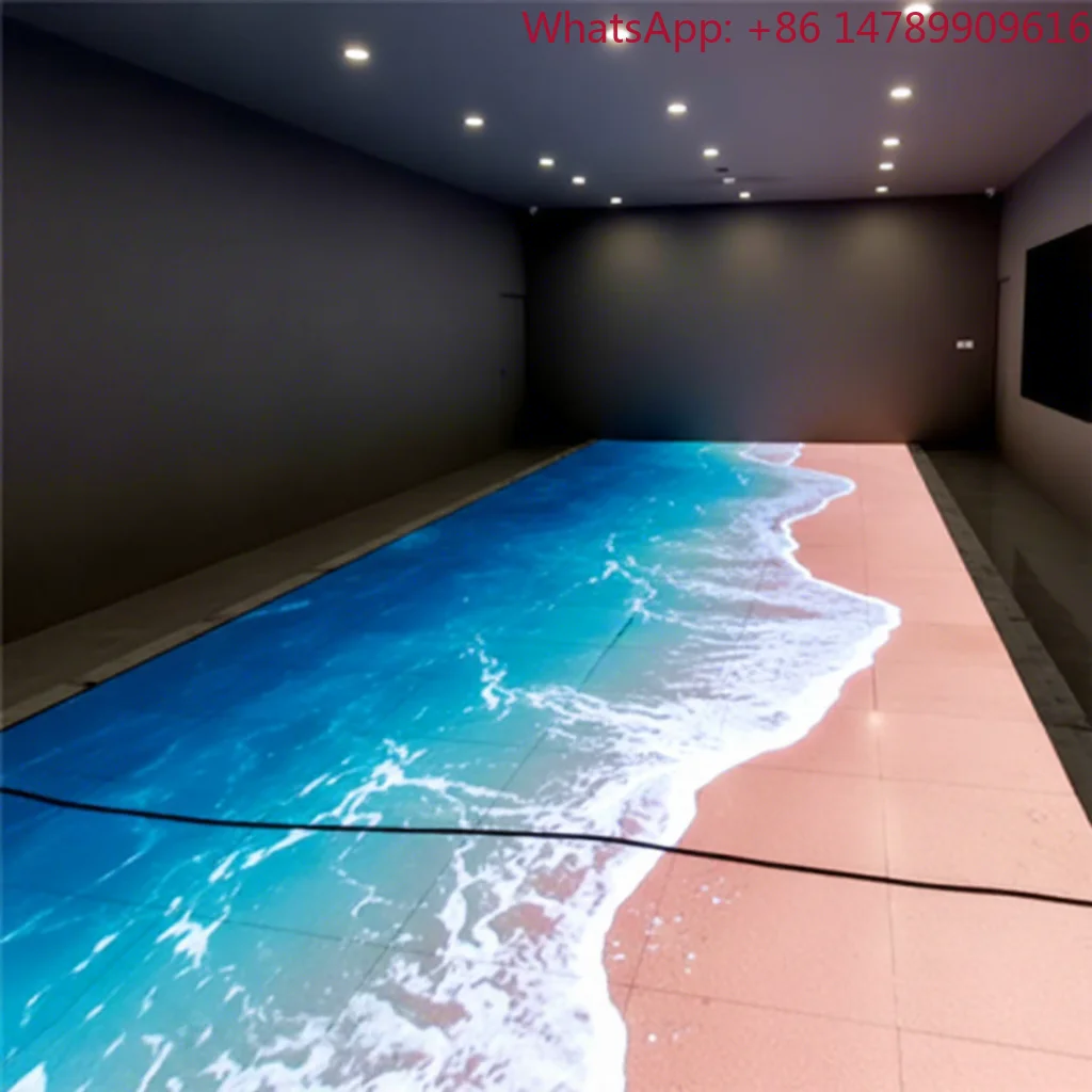 Human-Screen InteractionP1.9 P2 P2.6 P3.91 Indoor Led Video Display Of Mall Floor Tiles Smd Interactive Dance Floor Tile Led Scr
Human-Screen InteractionP1.9 P2 P2.6 P3.91 Indoor Led Video Display Of Mall Floor Tiles Smd Interactive Dance Floor Tile Led Scr