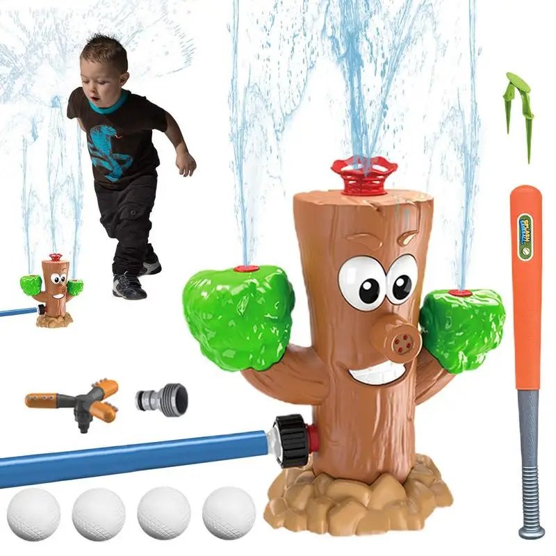 Water Sprinkler For Kids Tree Stump Water Splashing Toy 360 Rotating Sprinkler Baseball Play Game For Kids Aged Over 3 Outdoor
Water Sprinkler For Kids Tree Stump Water Splashing Toy 360 Rotating Sprinkler Baseball Play Game For Kids Aged Over 3 Outdoor