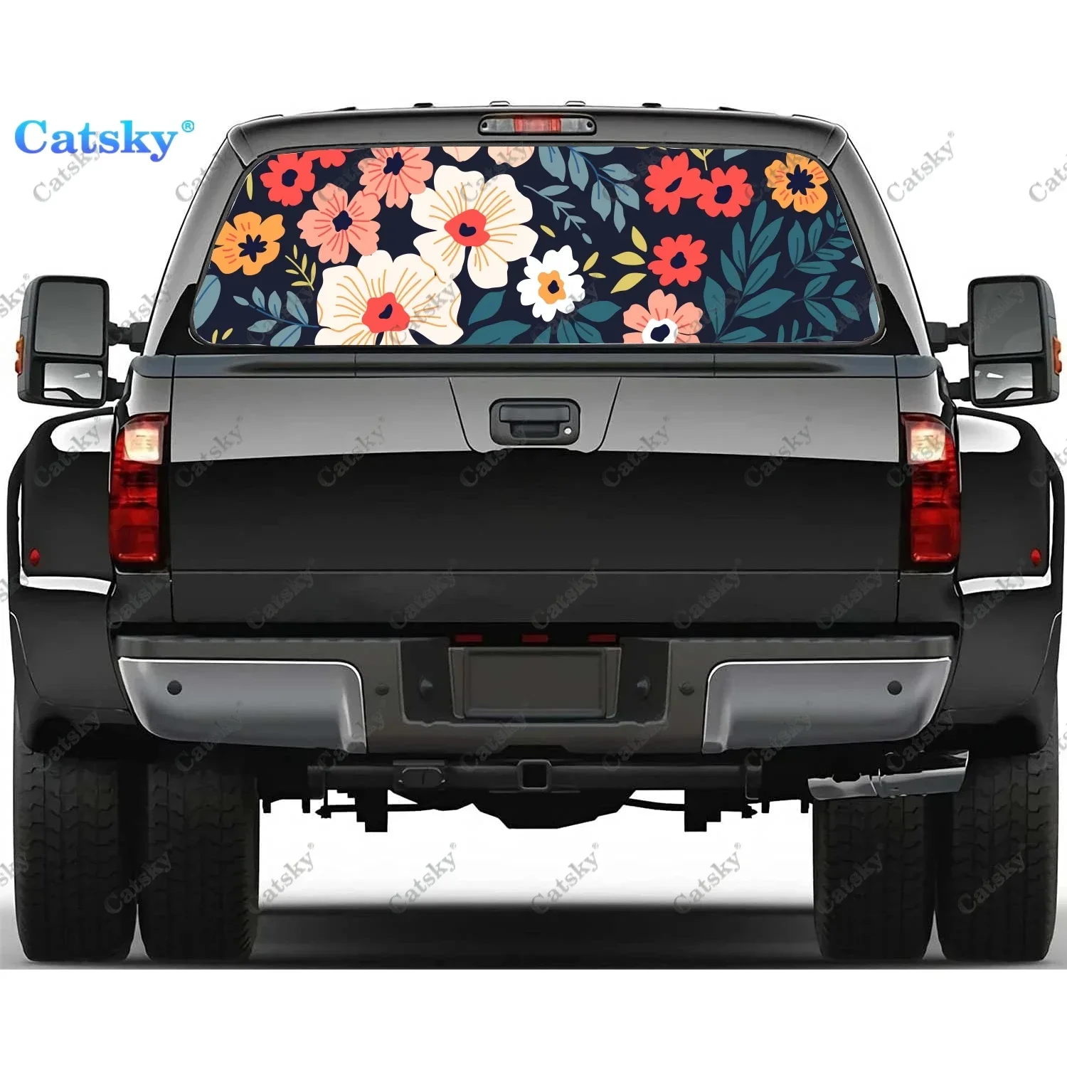 Gentle Botanical Flowers Rear Window Decal Fit Pickup,Truck,Car Universal See Through Perforated Back Window Vinyl Sticker
Gentle Botanical Flowers Rear Window Decal Fit Pickup,Truck,Car Universal See Through Perforated Back Window Vinyl Sticker