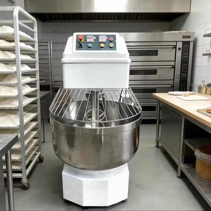 Wholesale 130L Commercial Spiral Dough Mixer 50kg Capacity Kneader Hot Sale for Bakery Food Production Custom
Wholesale 130L Commercial Spiral Dough Mixer 50kg Capacity Kneader Hot Sale for Bakery Food Production Custom