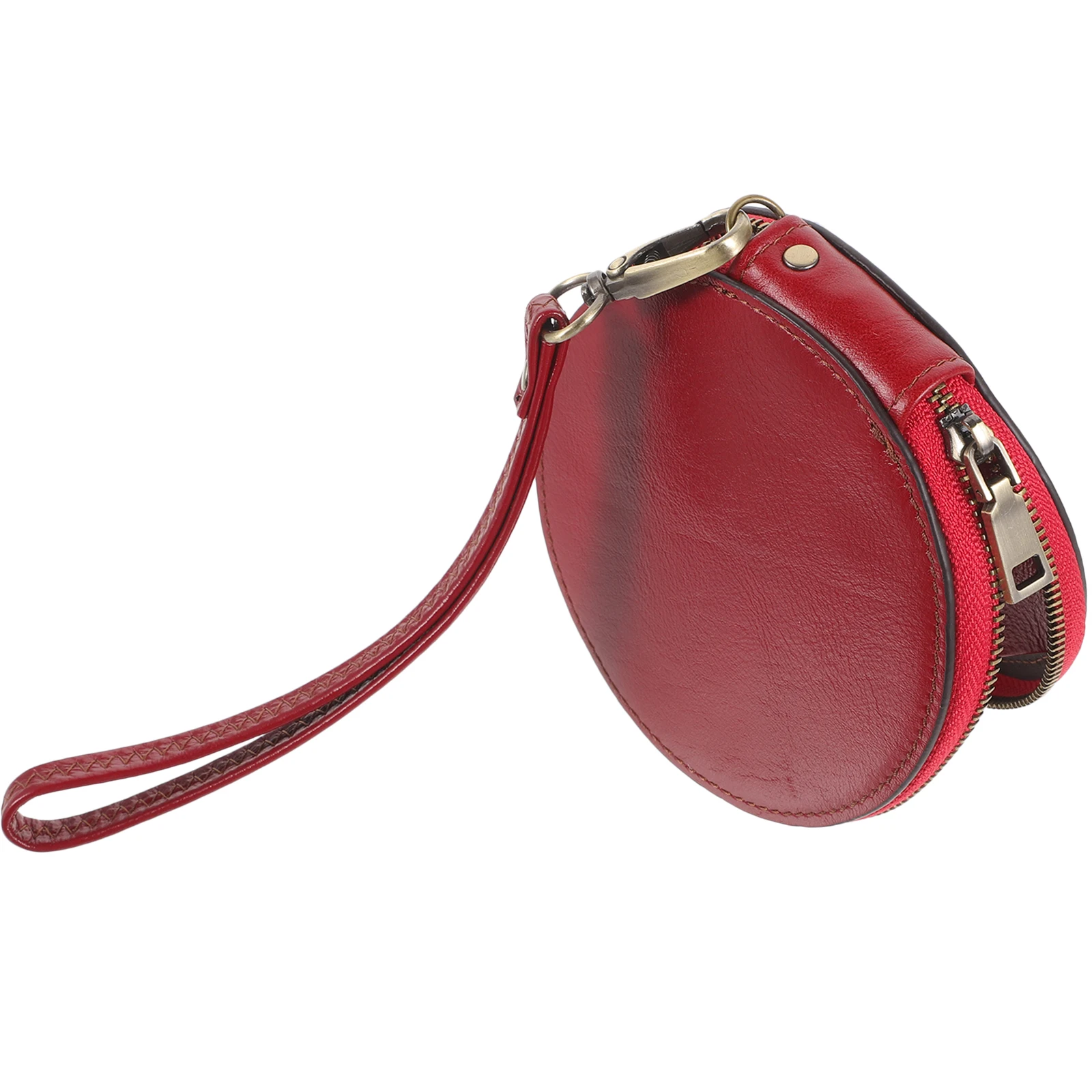 Cowhide Coin Purse Durable Material Gentle Retro Look Store Coins Cash Small Articles Round Wallet Mini Pouch Key Bag
Cowhide Coin Purse Durable Material Gentle Retro Look Store Coins Cash Small Articles Round Wallet Mini Pouch Key Bag