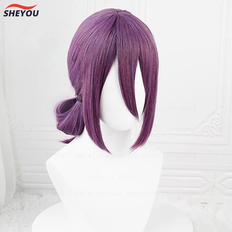 Высококачественный парик для косплея Резе (аниме), 45 см, фиолетовый, с чокером, термостойкий, из синтетических волос, для костюмов аниме-косплея
Высококачественный парик для косплея Резе (аниме), 45 см, фиолетовый, с чокером, термостойкий, из синтетических волос, для костюмов аниме-косплея