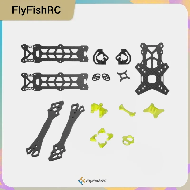 FlyFishRC Volador VX3 VX3.5 Frame Spare Parts: Arm Base Plate Hardware Repair Kit for FPV Drone RC Quadcopter
FlyFishRC Volador VX3 VX3.5 Frame Spare Parts: Arm Base Plate Hardware Repair Kit for FPV Drone RC Quadcopter