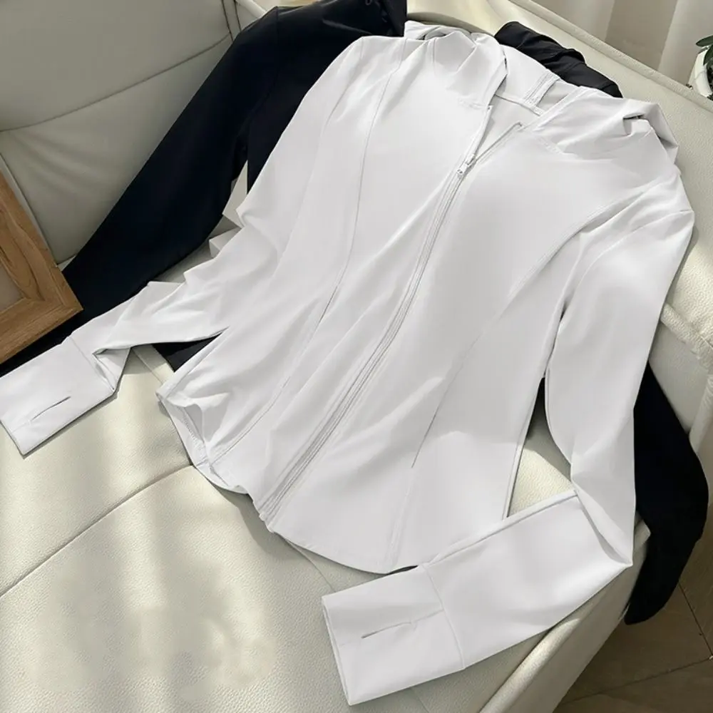 Anti UV Summer Sunscreen Hoodie Long Sleeve Solid Color Quick Dry Jacket Women Breathable Thin Sun Protection Sweatshirt Running
Anti UV Summer Sunscreen Hoodie Long Sleeve Solid Color Quick Dry Jacket Women Breathable Thin Sun Protection Sweatshirt Running