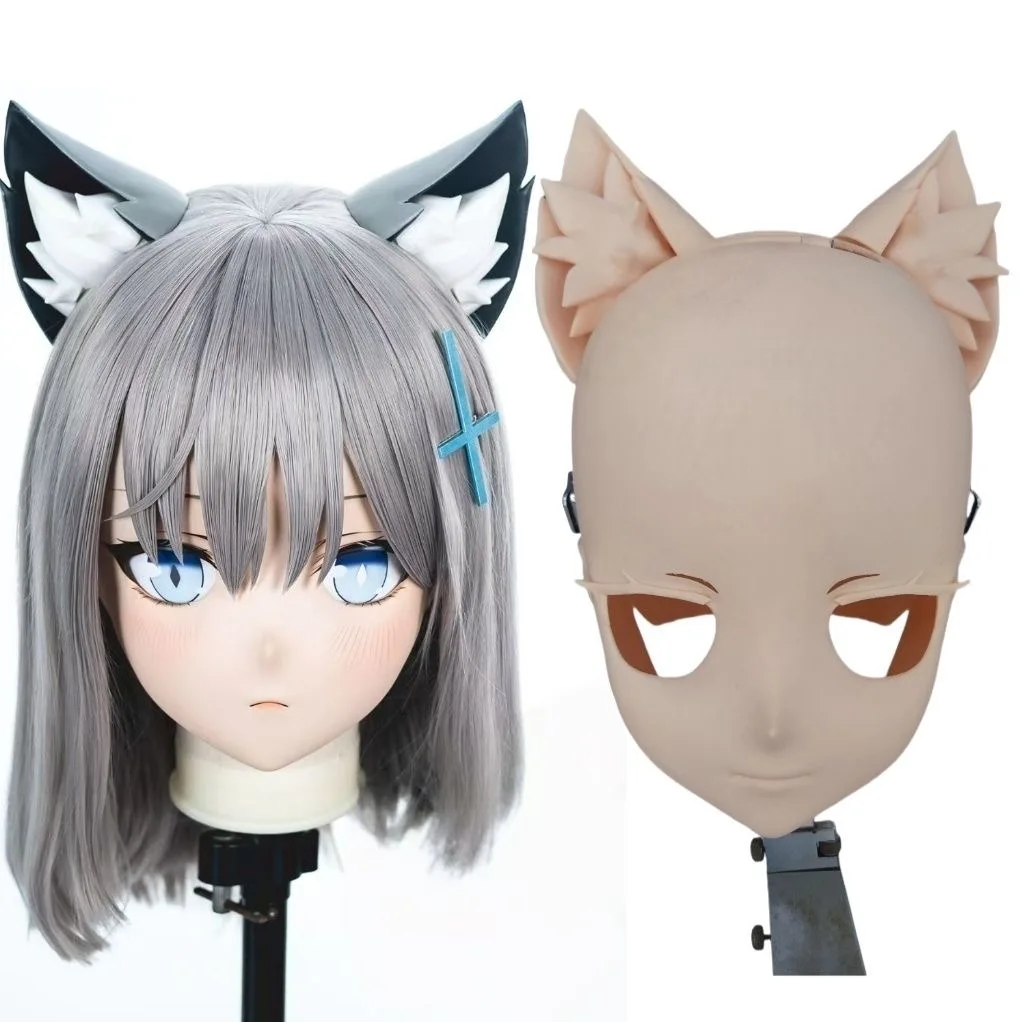 3D Printing Kigurumi Half Head with Lock Anime Cosplay Kig Mask Costumes Accessories 3D Head Shell Prop Real Person Wearing
3D Printing Kigurumi Half Head with Lock Anime Cosplay Kig Mask Costumes Accessories 3D Head Shell Prop Real Person Wearing