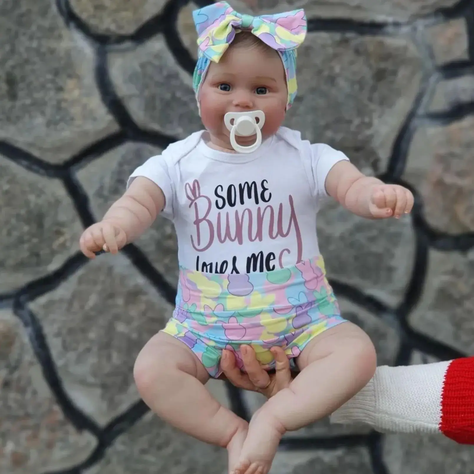 60 CM 3D Paint Skin Silicone Reborn Girl Maddie Baby Smile Doll Toy With Blood Vessels Lifelike Hand Made Toddler Birthday Gift
60 CM 3D Paint Skin Silicone Reborn Girl Maddie Baby Smile Doll Toy With Blood Vessels Lifelike Hand Made Toddler Birthday Gift