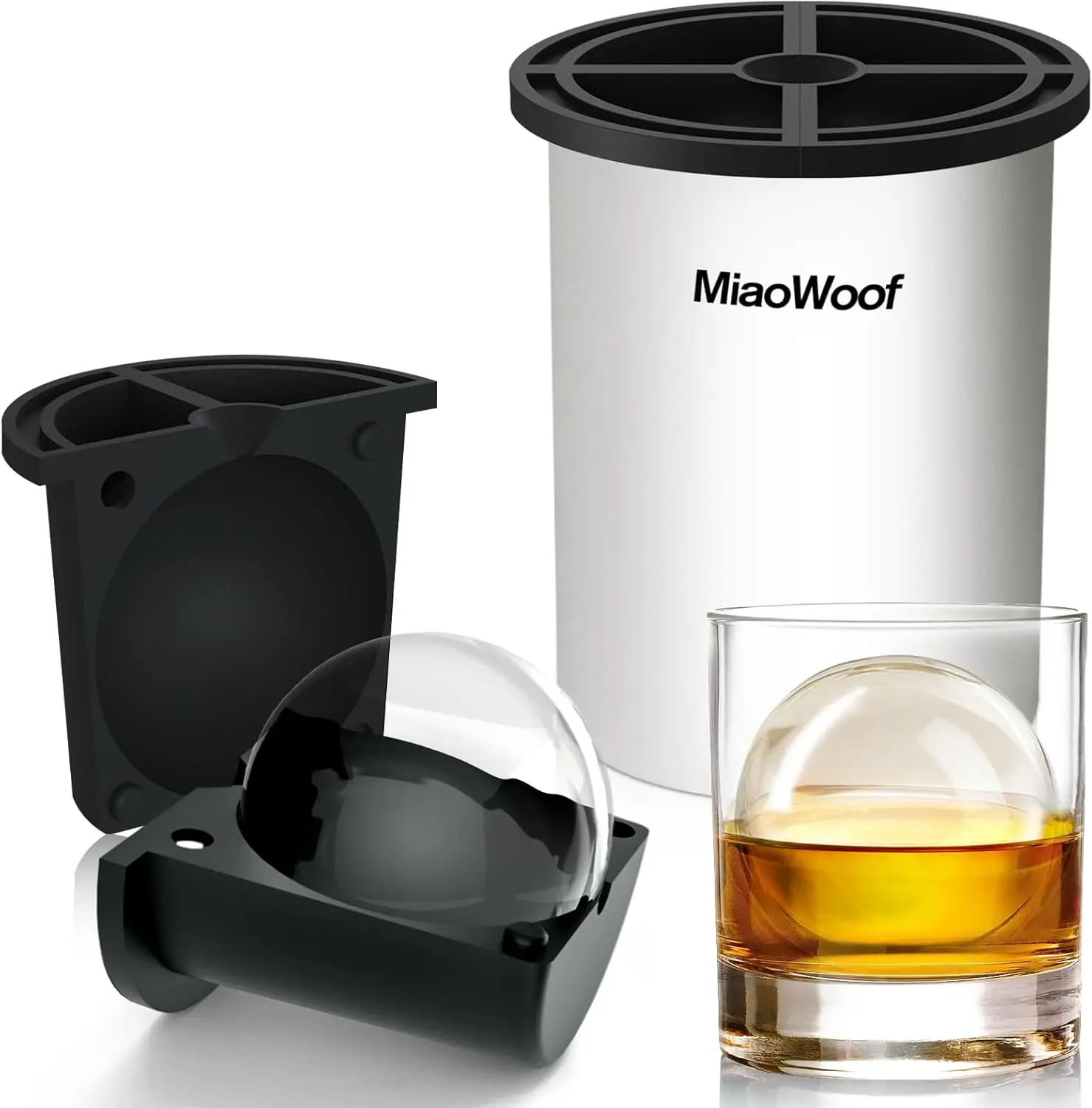 Ice Cube Maker, 2.5 Inch Stainless Steel Crystal Large Clear Ice Ball Maker, Silicone Ice Cube Mold for Cocktails, Drinks &
Ice Cube Maker, 2.5 Inch Stainless Steel Crystal Large Clear Ice Ball Maker, Silicone Ice Cube Mold for Cocktails, Drinks &