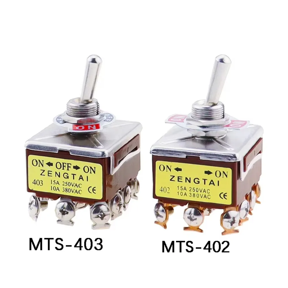 1 Uds E-TEN 403 interruptor botón basculante alta gama 12 pines ON-OFF-ON contacto plateado Pin cobre 12mm 250V 15A interrupt
1 Uds E-TEN 403 interruptor botón basculante alta gama 12 pines ON-OFF-ON contacto plateado Pin cobre 12mm 250V 15A interrupt