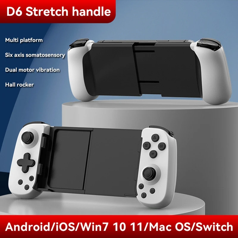 Wireless Game Controller Gamepad Bluetooth Connected Joystick 6-Axis Vibration For Android/Iphone/Switch
Wireless Game Controller Gamepad Bluetooth Connected Joystick 6-Axis Vibration For Android/Iphone/Switch