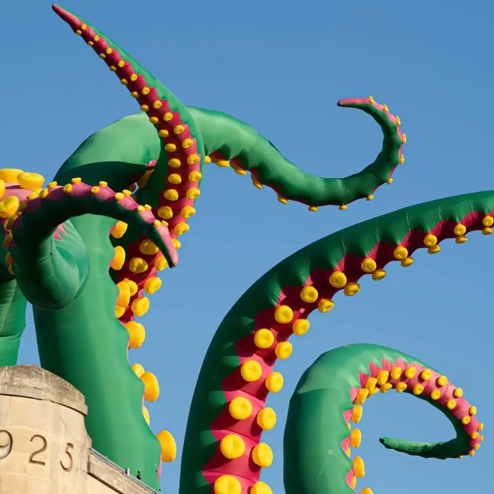 Stage Carnival Giant Inflatable Octopus Feet Custom Blow up Octopus Model Inflatable Octopus Tentacles Decoration
Stage Carnival Giant Inflatable Octopus Feet Custom Blow up Octopus Model Inflatable Octopus Tentacles Decoration