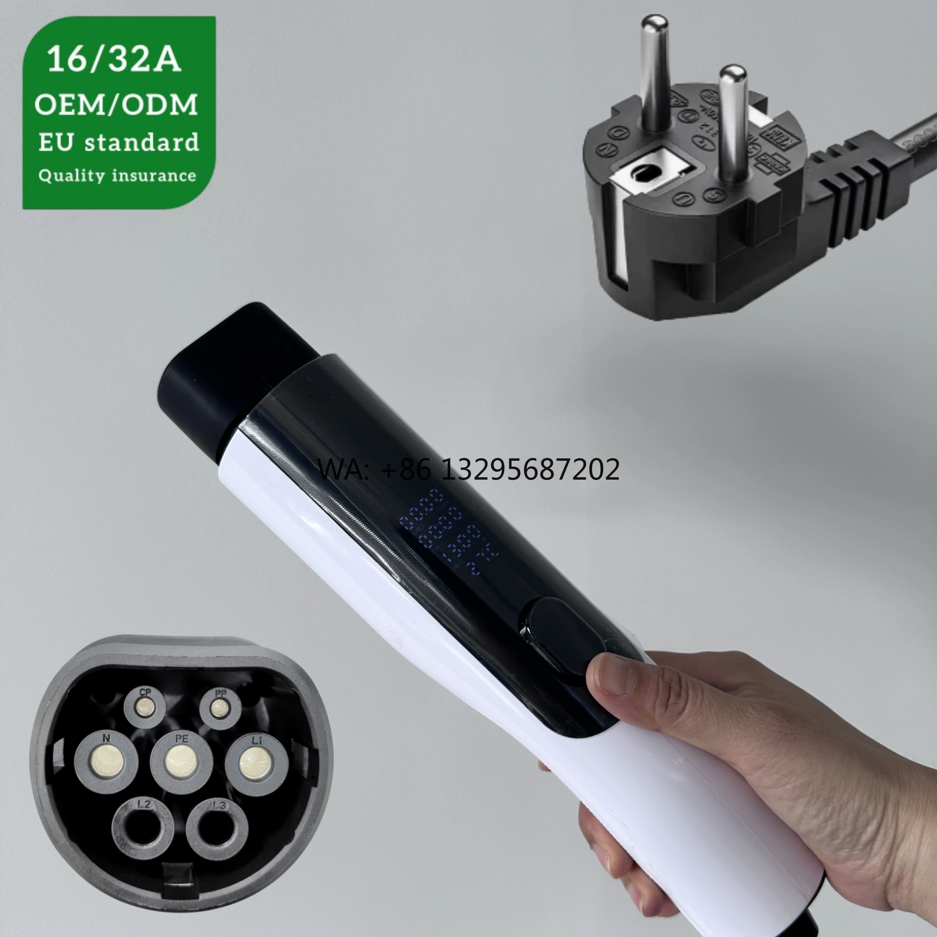 Портативная зарядная станция для электромобилей GBT 16А 32А 3.5кВт 7кВт, быстрая зарядка EVSE
Портативная зарядная станция для электромобилей GBT 16А 32А 3.5кВт 7кВт, быстрая зарядка EVSE