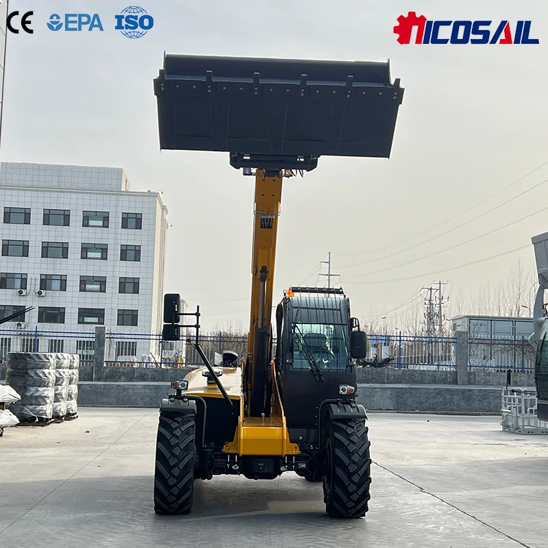 T3507 Compact Telehandler 3.5 Ton 7m Lift 4WD Load Sensing OEM Factory Direct for Farm Construction Material Handling
T3507 Compact Telehandler 3.5 Ton 7m Lift 4WD Load Sensing OEM Factory Direct for Farm Construction Material Handling