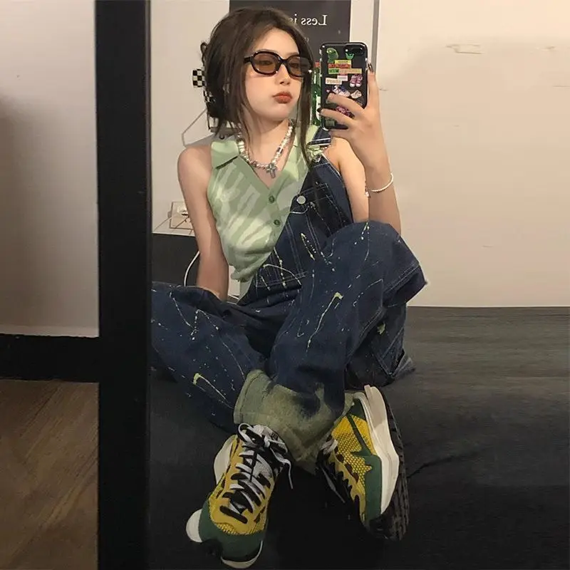 Антивозрастной джинсовый комбинезон Ele Design Color Blo Splaed Ink, женский весенне-осенний комбинезон больших размеров для похудения
Антивозрастной джинсовый комбинезон Ele Design Color Blo Splaed Ink, женский весенне-осенний комбинезон больших размеров для похудения