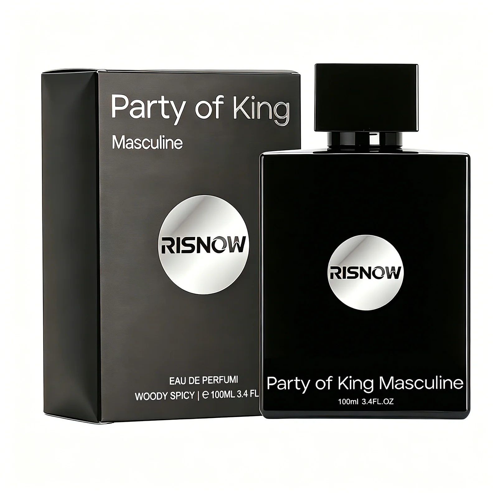 RISNOW Spicy Woody Fragrance 3.4 oz 100ml for Men - Party of King Masculine with Bergamot Pineapple Birch Patchouli Long-Lasting Luxury Arabian Men's Perfume
RISNOW Spicy Woody Fragrance 3.4 oz 100ml for Men - Party of King Masculine with Bergamot Pineapple Birch Patchouli Long-Lasting Luxury Arabian Men's Perfume