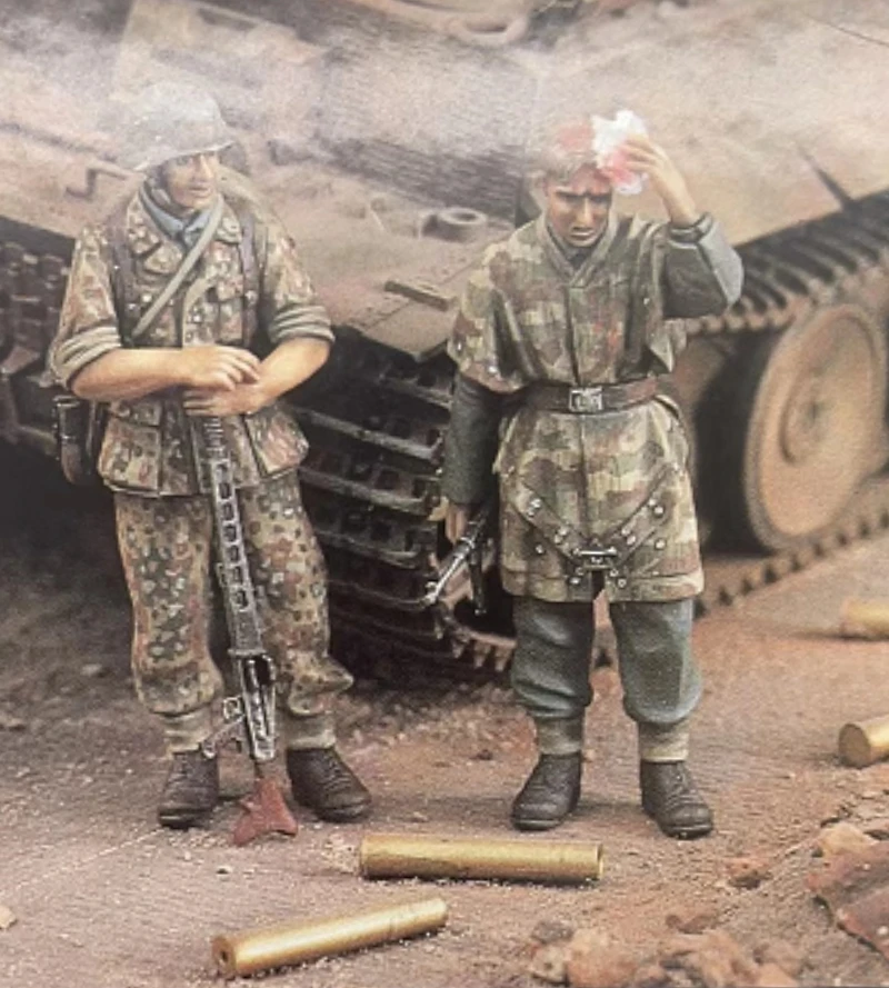 1/35 Scale Die-cast Resin Figure Model Kit Wounded German Infantry 2 Figures Need To Be Assembled and Colored By Themselves
1/35 Scale Die-cast Resin Figure Model Kit Wounded German Infantry 2 Figures Need To Be Assembled and Colored By Themselves