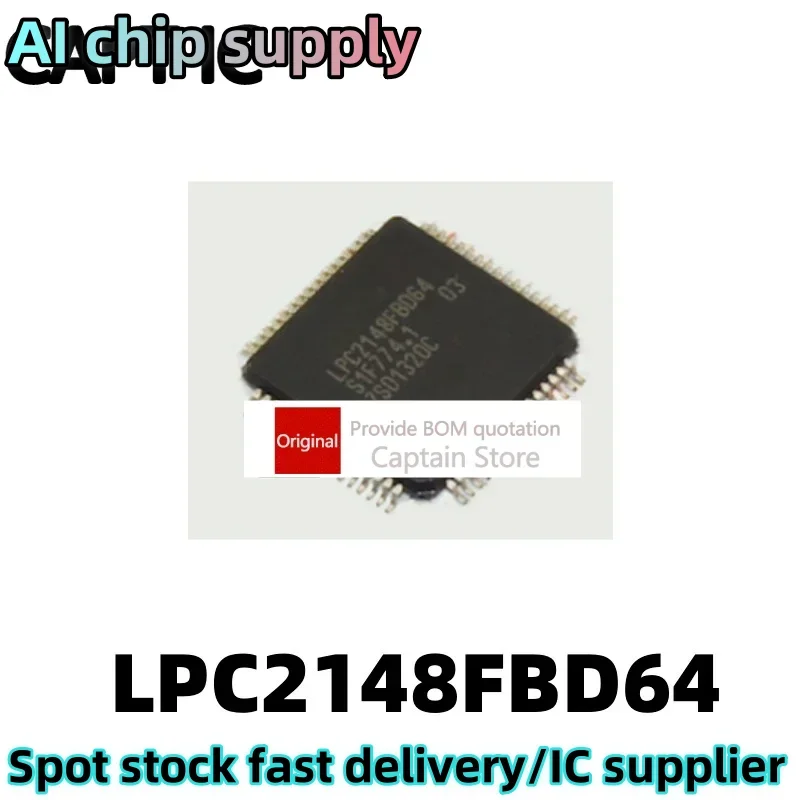 5PCS LPC2148FBD64 LQFP64 Microcontroller Chip
5PCS LPC2148FBD64 LQFP64 Microcontroller Chip