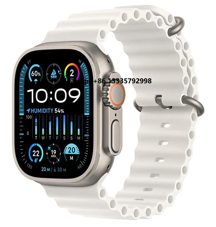ASIS Original Smart Watch Ultra2 Sport Watch with Titanium Case Fitness Tracker Precision GPS Action Button Carbon Neutral
ASIS Original Smart Watch Ultra2 Sport Watch with Titanium Case Fitness Tracker Precision GPS Action Button Carbon Neutral