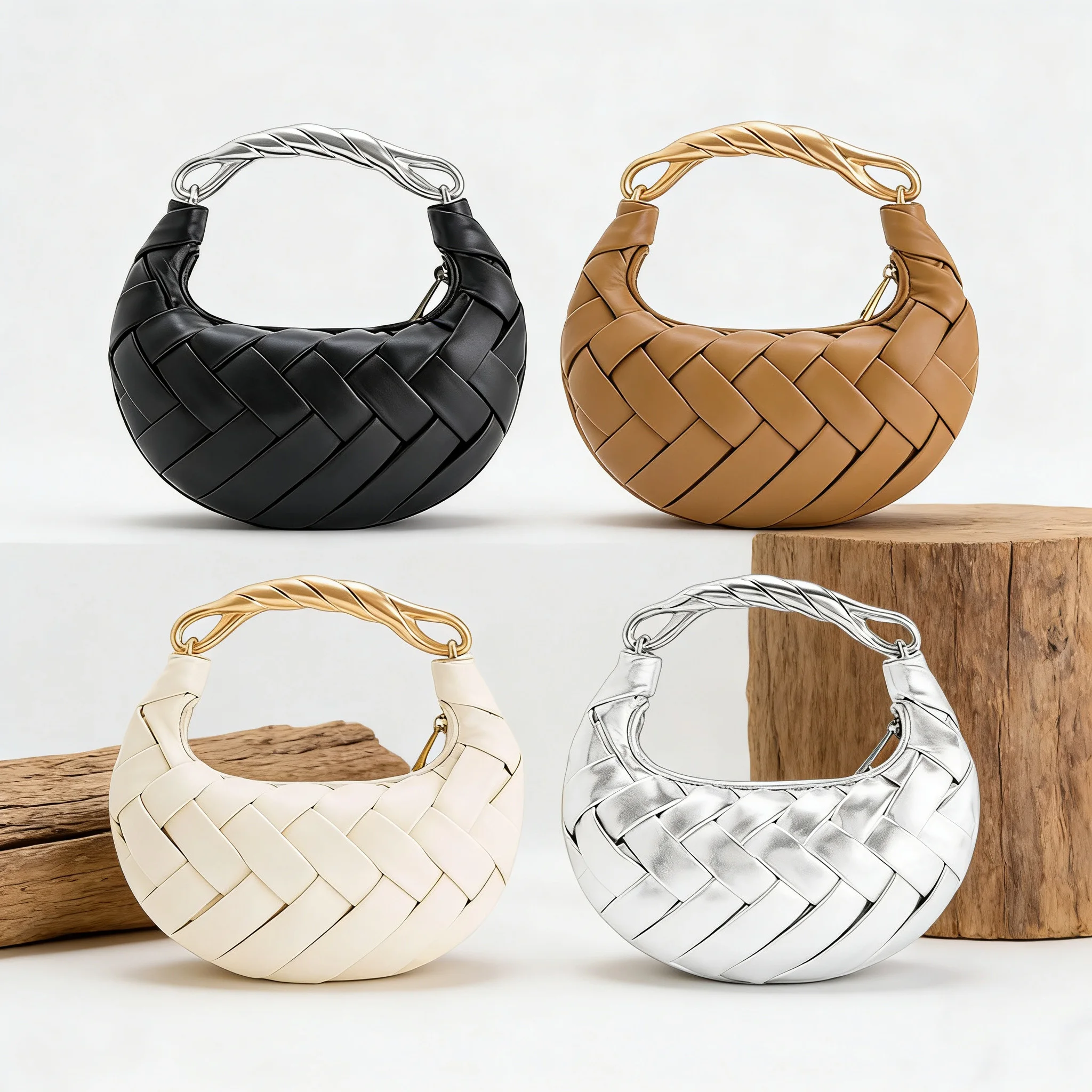 JW PEI New Fashion Woven Bird's Nest Bag Shoulder Crossbody Bag Handbag Daily Party Workplace Commuting Versatile Holiday Gift
JW PEI New Fashion Woven Bird's Nest Bag Shoulder Crossbody Bag Handbag Daily Party Workplace Commuting Versatile Holiday Gift