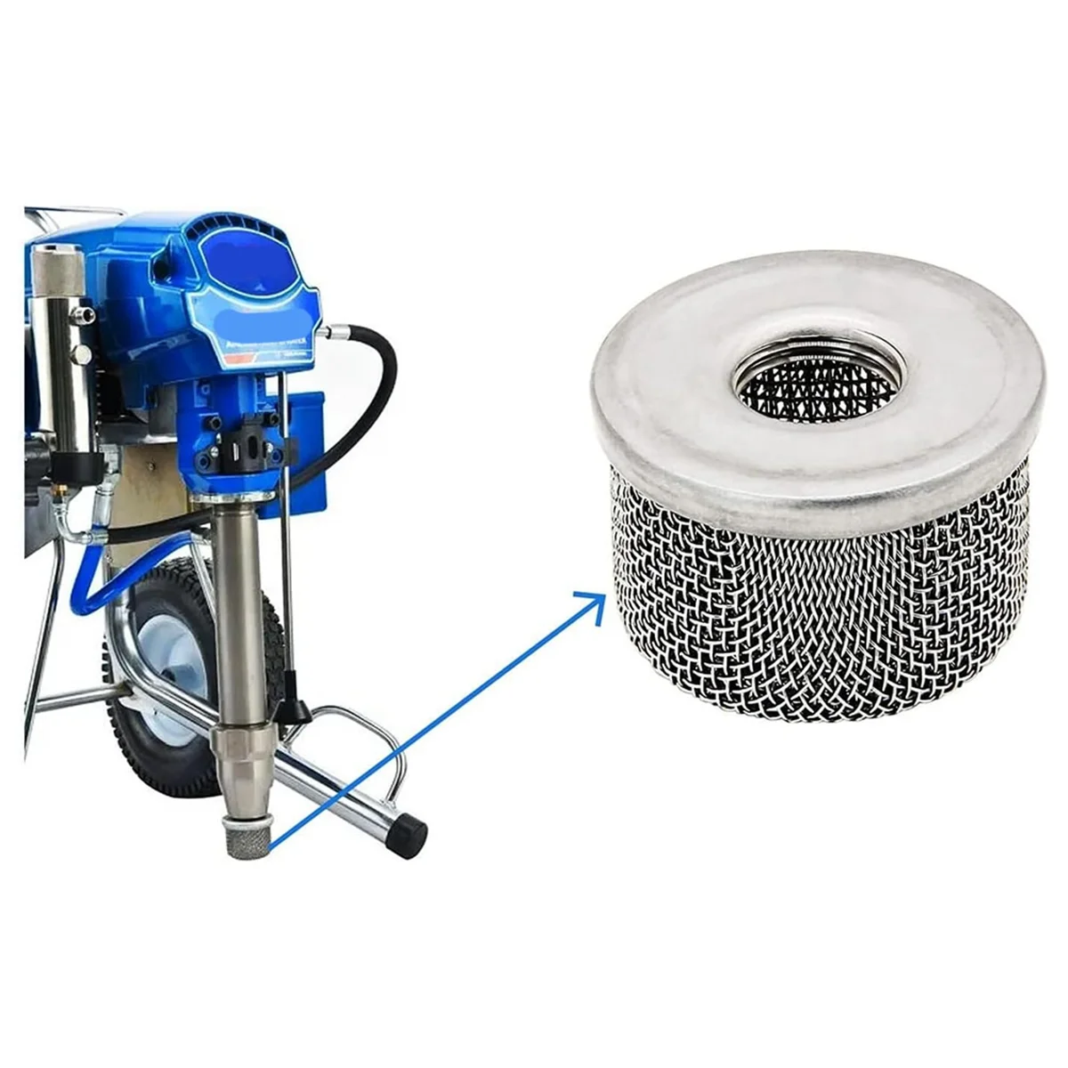 ONCE 4 шт. 181073 или 181-073 впускной фильтр насоса, сетчатый фильтр 1/2 дюйма NPT резьба из нержавеющей стали с безвоздушным распылителем краски
ONCE 4 шт. 181073 или 181-073 впускной фильтр насоса, сетчатый фильтр 1/2 дюйма NPT резьба из нержавеющей стали с безвоздушным распылителем краски