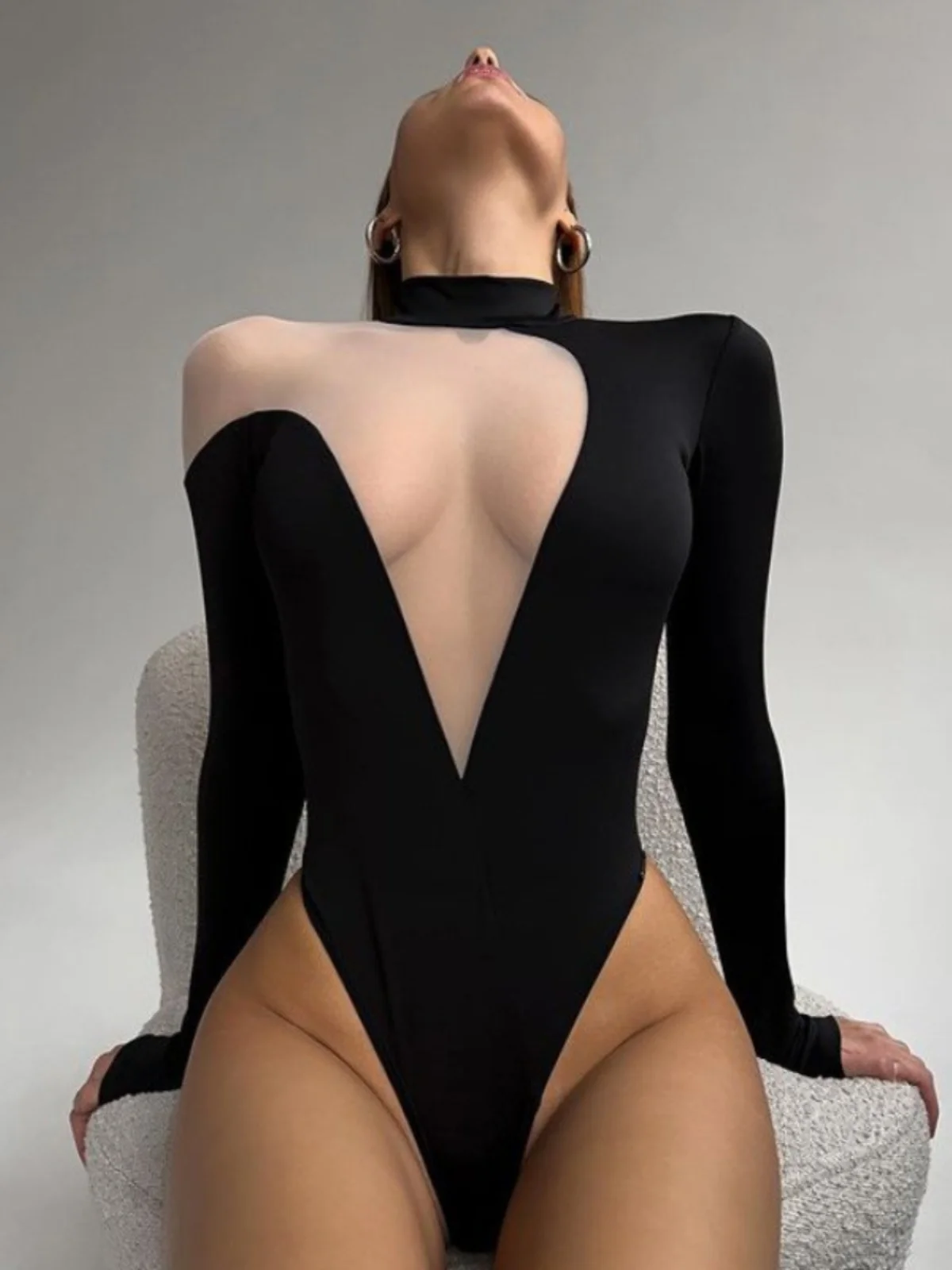 Spring 2024 Women's Street Sle High-Waisted Crop Top And Long Pants Outfit Sexy Deep V Me Paneling Long Sve Bodysuit
Spring 2024 Women's Street Sle High-Waisted Crop Top And Long Pants Outfit Sexy Deep V Me Paneling Long Sve Bodysuit