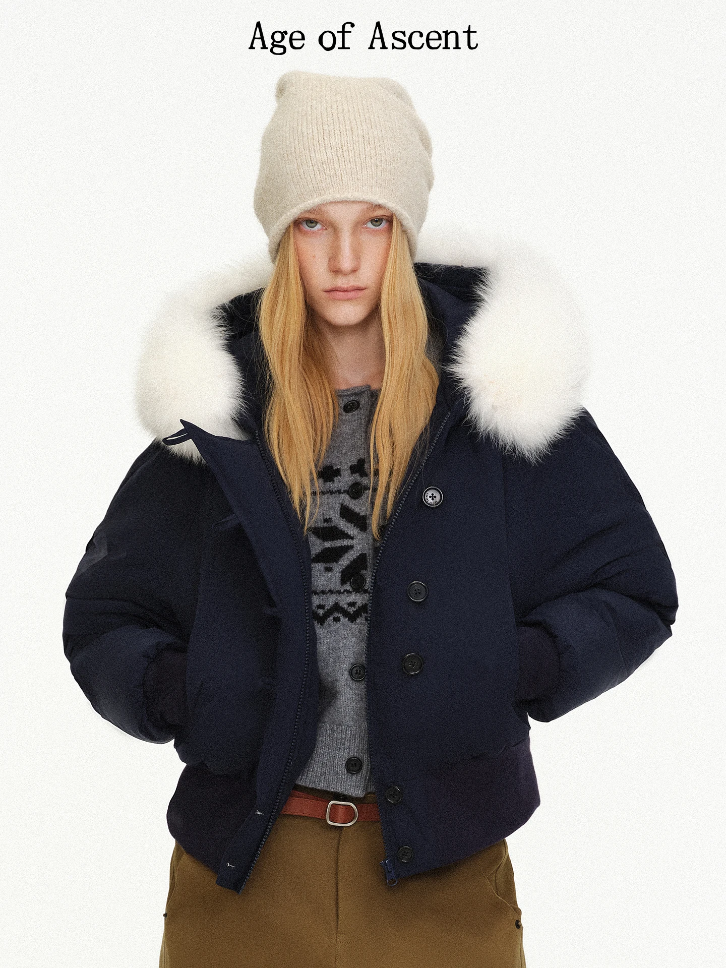 Age of Ascent Women's Puffer Jaet Fur Collar 90 White Du down Single Button Hat Warm Bread Fluffy Feeling down Coat
Age of Ascent Women's Puffer Jaet Fur Collar 90 White Du down Single Button Hat Warm Bread Fluffy Feeling down Coat