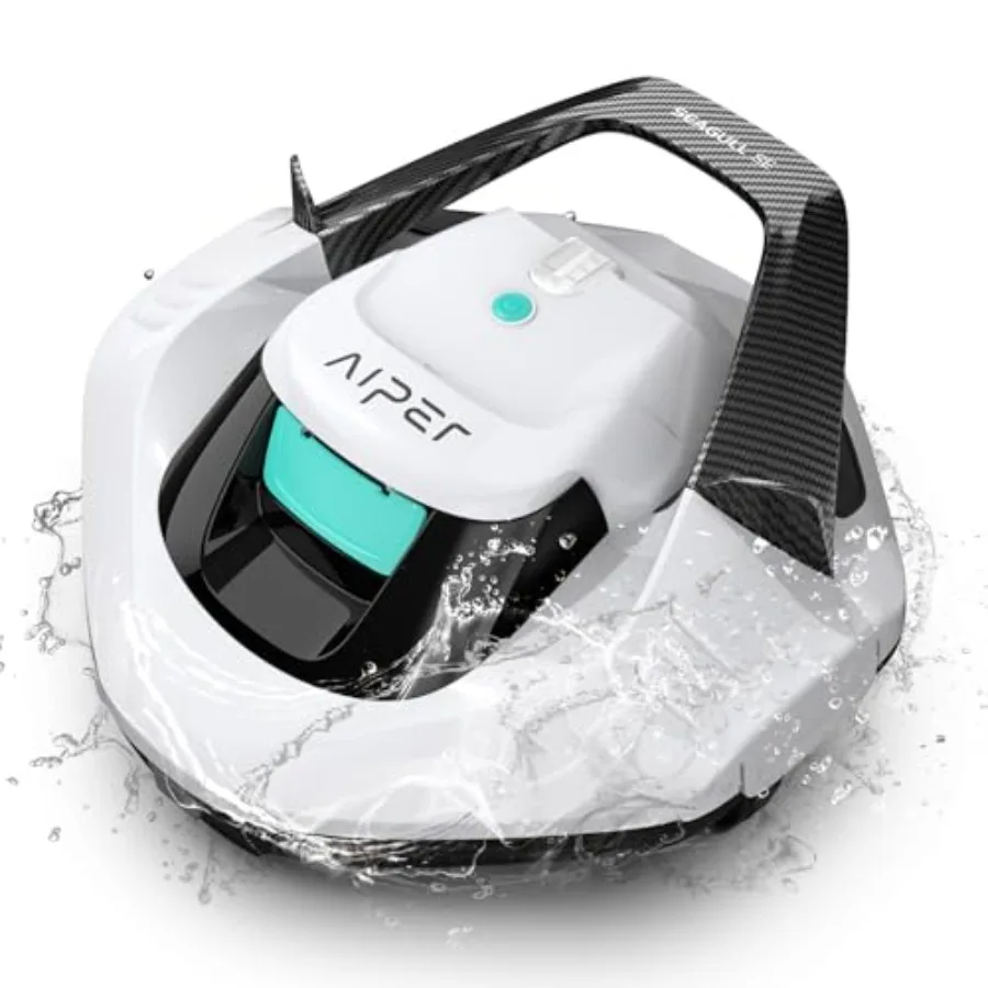 Above Ground Pool Vacuum, Seagull SE Cordless Robotic Cleaner, Pearl, 100-min runtime, flat pools up to 860 sq.ft, upgraded 202
Above Ground Pool Vacuum, Seagull SE Cordless Robotic Cleaner, Pearl, 100-min runtime, flat pools up to 860 sq.ft, upgraded 202