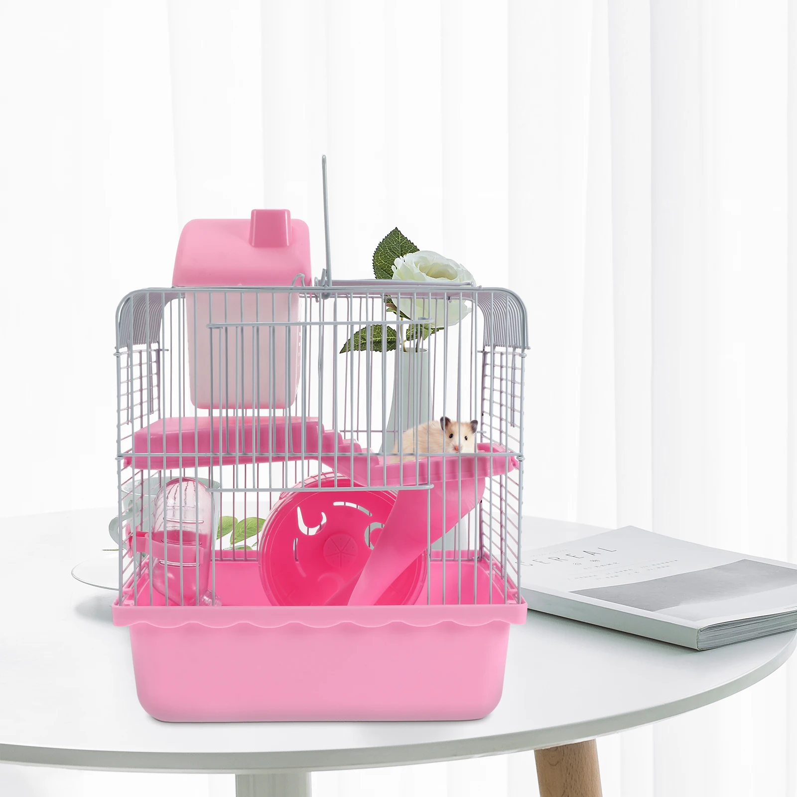 Double Cage Pet Hamster Villa Nest House Hedgehog Chinchilla Guinea Pig Toy Hideaway Durable
Double Cage Pet Hamster Villa Nest House Hedgehog Chinchilla Guinea Pig Toy Hideaway Durable